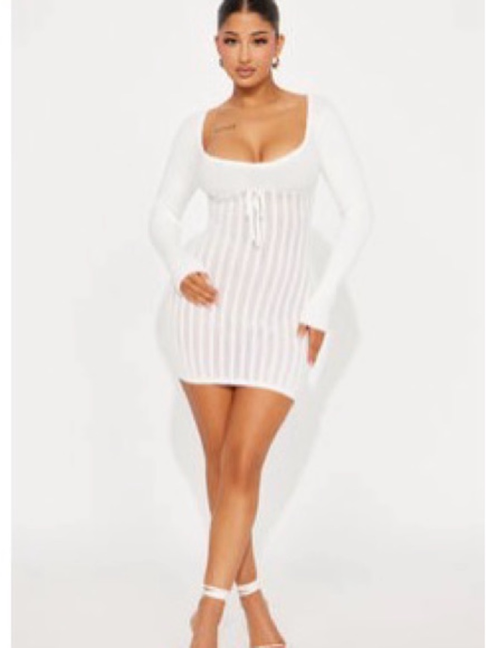 Scoop Neck Mini Dress